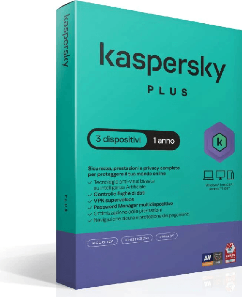 Kaspersky Plus 3Dev 1Y Superslim Box
