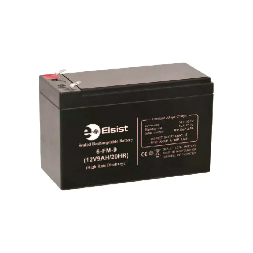 Elsist BT009R Batteria VRLA 12V 9Ah Ricaricabile per UPS e Sistemi di Sicurezza