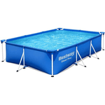 Bestway Steel Pro Piscina Rettangolare mis. 300x201xh66 cm - colore azzurro - con pompa a filtro