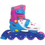 Sport One Pattini Easy Roller per Bambina 39-42 In Linea Lunghezza Regolabile Bimba Freno