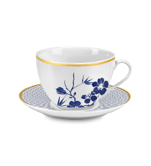 Fade Bali, set 2 tazze colazione 370 ml, in fine porcellana