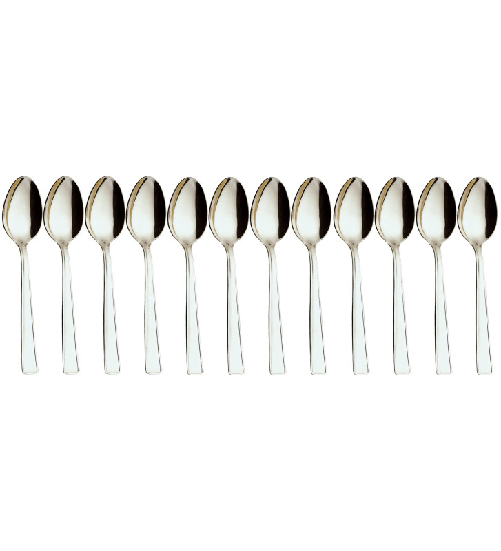 Gnali Ideal, set 12 cucchiaio tavola acciaio inox 18/C
