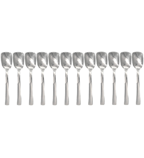 Gnali Madia, set 12 paletta gelato acciaio inox 18/C