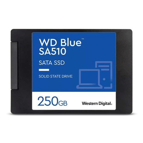WESTERN DIGITAL Ssd wd 250gb blue 2.5 sata3 read:540mb/s-write:500mb/s wds250g3b0a