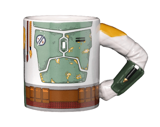 Exquisite Gaming Tazza boba fett braccio 3d ceramica 350ml multicolore - exquisite gaming star wars