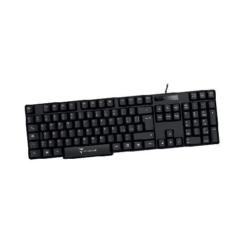 Techmade tastiera tm-kb828 nera 104 tasti qwerty con usb 2.0