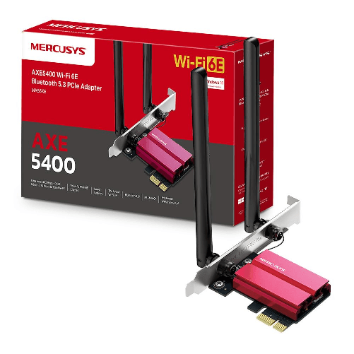 Mercusys adattatore wi-fi pcie ma86xe v2 wi-fi 6e axe5400 tri-band bluetooth 5.3