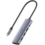 Cudy hub usb c 5 in 1 uh405 multiporta hdmi 4k alluminio accessorio pc
