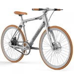 SHARP MILANO (BK-RS08E-S) CITY E-BIKE (ARGENTO METALLIZZATO) - BICICLETTA ELETTRICA - RUOTE 28"" KENDA