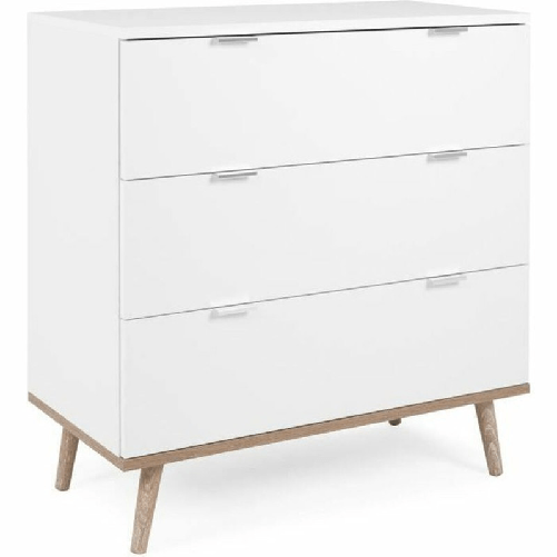 BigBuy Home Cassettiera Scandinavian Bianco 79,8 x 40 x 86,5 cm