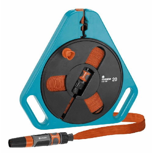 Gardena Pompa Gardena 757-C20 Roll Fix Alba Plana Tessile Plastica 20 m