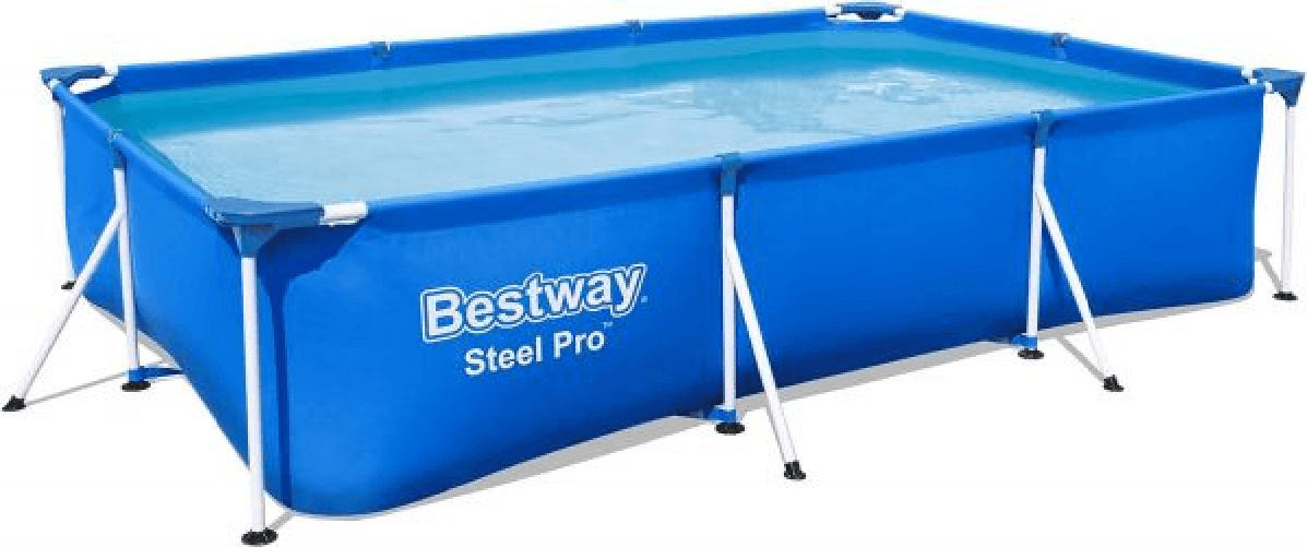 Bestway 56404 piscina fuori terra steel pro rettangolare da 300x201x66 cm