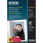 Epson Premium Glossy Photo Paper - 13x18cm - 30 Fogli