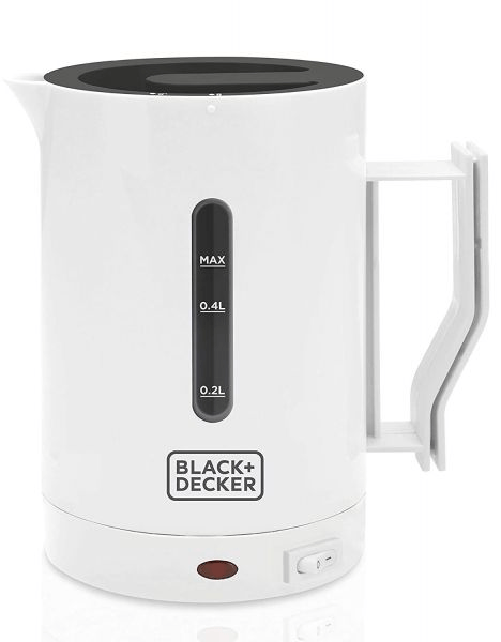 Black & decker Bollitore da viaggio potenza 1000 w capacità 0.5 lt dc1005-qs black+decker