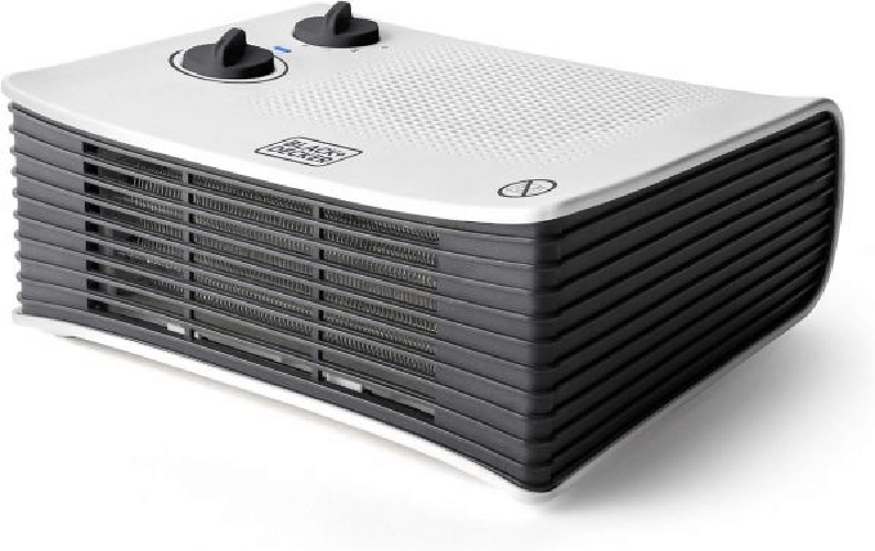 Black & decker  Black+decker bxsh2001e termoventilatore, 2000 w, bianco termostato regolabile fino a 15 m2