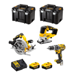 Dewalt kit dwk301 (dcd796 + dcs334 + dcs570 + 2 x.. 8435587916925