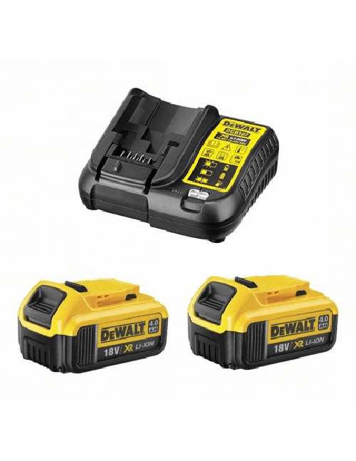 Dewalt power set (2 x 18v 4,0 ah + dcb107) 0660989127466