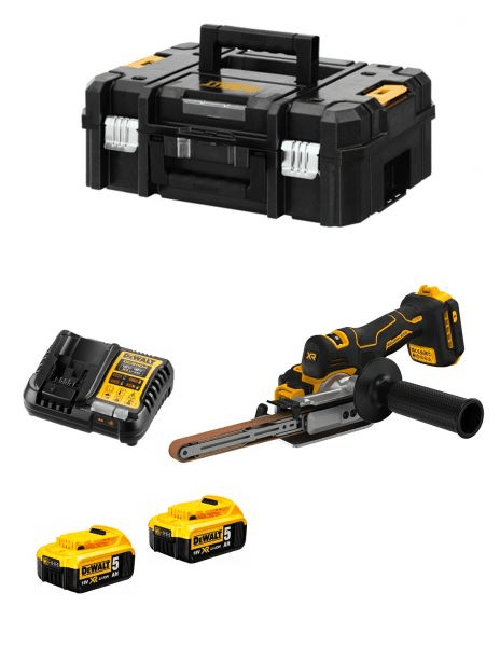 Dewalt levigatrice a nastro dcm200p2t (2 x 5,0 ah.. 8435587928911