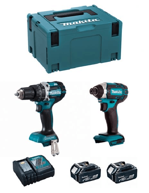 Makita kit mk222rtj (dhp484 + dtd152 + 2 x 5,0 ah.. 8435587921103