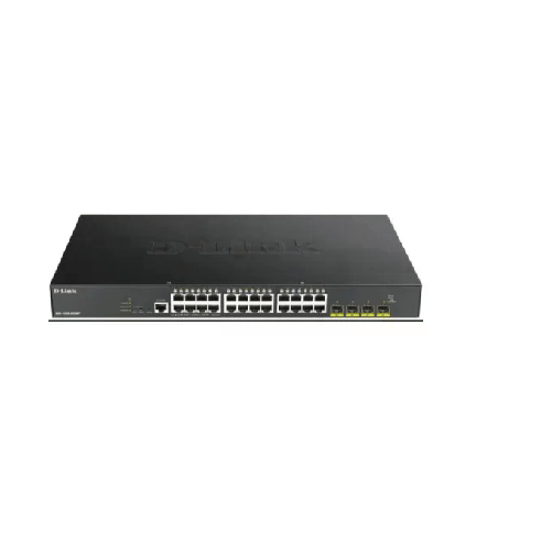 D-Link DGS-1250-28XMP-E 28-Porte Layer 2-3 Smart Managed Gigabit Switch 24x porte BASE-T PoE 4x 10G SFP