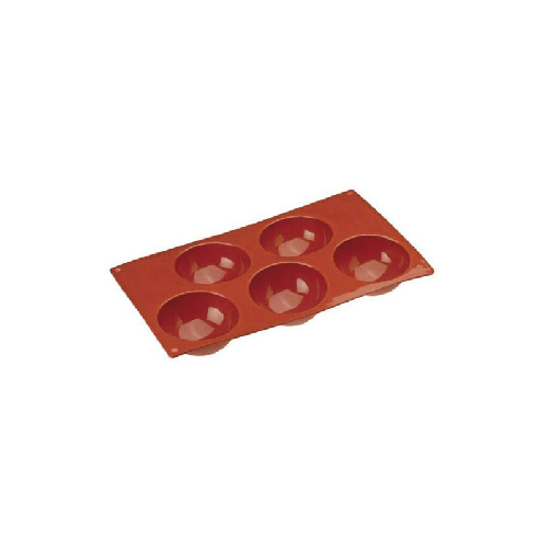 PADERNO STAMPO SEMISFERE 5 CAVITA' 8x4h SILICONE