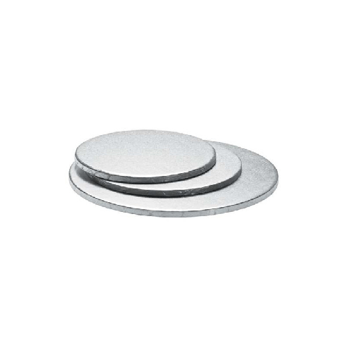 DECORA SOTTOTORTA TONDO ARGENTO 22 h.1,2cm