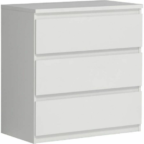 BigBuy Home Cassettiera Chelsea Bianco 77,2 x 100,7 x 77 cm
