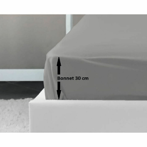 Lovely Home Lenzuolo con angoli aderenti Lovely Home Grigio chiaro (160 x 200)