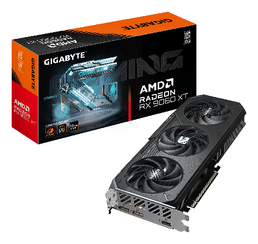 GIGABYTE Radeon RX 9060 XT GAMING OC 16G Scheda Grafica - 16GB GDDR6 128bit PCI-E 5