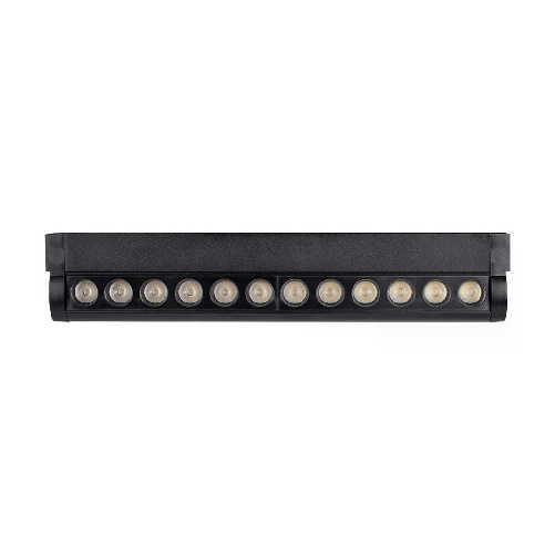 V-TAC Faretto LED Lineare da Binario Magnetico Regolabile 12W Colore Nero 6400K IP20