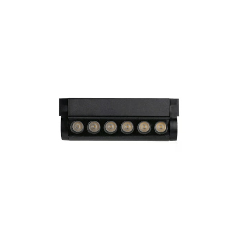 V-TAC Faretto LED Lineare da Binario Magnetico Regolabile 5W Colore Nero 3000K IP20