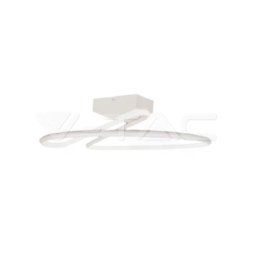 V-TAC Lampadario LED dal Design Moderno Rotondo 43W in Alluminio Colore Bianco 4000?