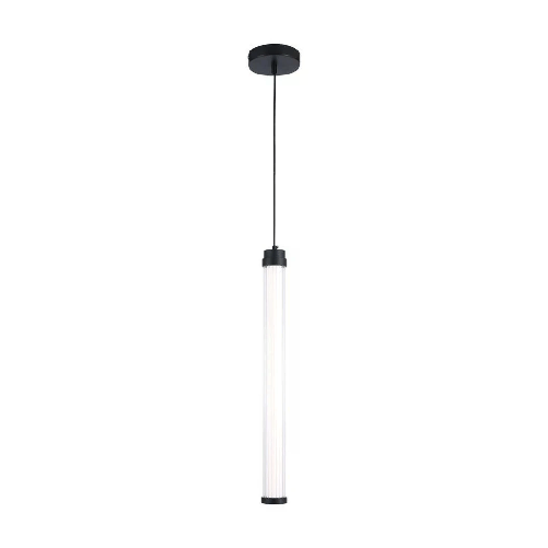 V-TAC Lampadario LED Tubolare Pendente in Metallo 5W Colore Nero 3000K