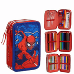 Spider-Man Astuccio Spider-Man Azzurro 12,5 x 6,5 x 19,5 cm