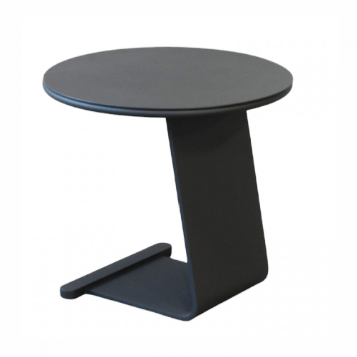MILANI HOME PETALUMA - tavolino rotondo da giardino in alluminio