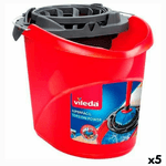 Vileda Secchio per Pavimenti Vileda Rosso 10 L (5 Unità)