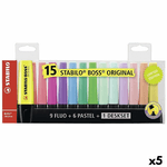 Stabilo Set di Evidenziatori Stabilo Boss Multicolore (5 Unità)
