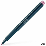 Faber-Castell Pennarelli Faber-Castell Metallics Berry Nice Rosa (10 Unità)