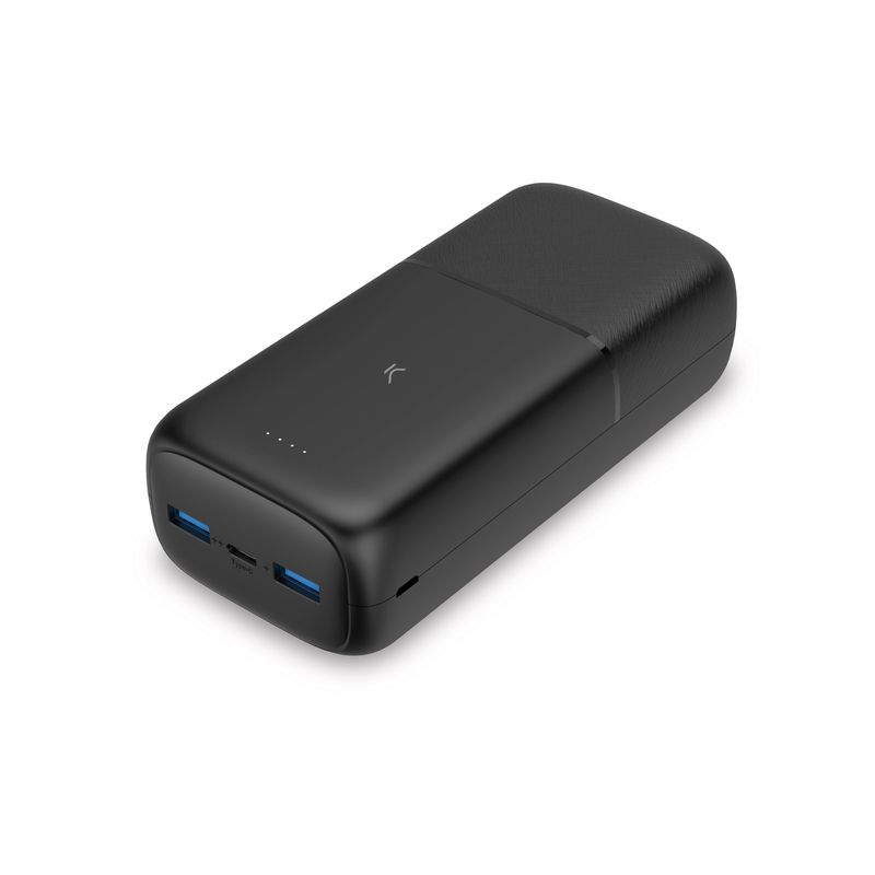 Ksix-Supra-Bateria-Externa-Power-Bank-30000mAh-20W-PD---Carga-Simultanea---2x-USB-A-1x-USB-C