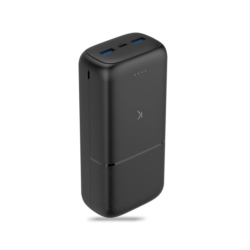 Ksix-Supra-Bateria-Externa-Power-Bank-30000mAh-20W-PD---Carga-Simultanea---2x-USB-A-1x-USB-C