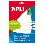 Apli Etichette Apli Bianco 10 Fogli (10 Unità)