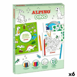 Alpino Disegni da dipingere Alpino Dino Multicolore (6 Unità)