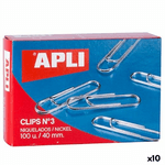 Apli Clips Apli Nº 3 nichel 40 mm (10 Unità)