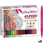 Alpino Set di Pennarelli Alpino Dual Artist Multicolore (8 Unità)
