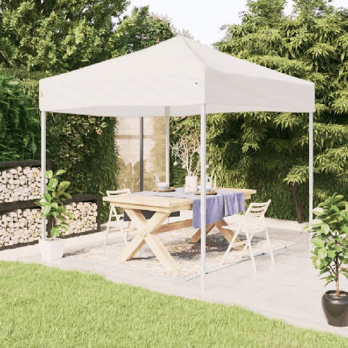 VidaXL Tenda per Feste Pieghevole Bianca 2x2 m