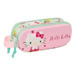 Hello Kitty Portaoggetti Doppio Hello Kitty Verde Rosa 21 x 8 x 6 cm 3D