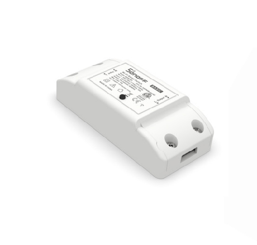 Sonoff basicr2 controllo luce intelligente wi-fi bianco per interni con/senza cavo
