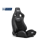 Next level racing ers4 elite sedile reclinabile pu leather e suede nero fia