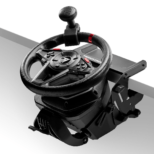 Thrustmaster t128 volante per simulazione con simtask pack e sistema di aggancio
