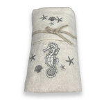 Tex family SET ASCIUGAMANI MARE CAVALLUCCIO MARINO BEIGE